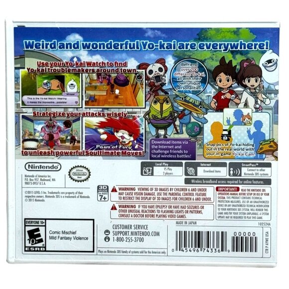 Yo-Kai Watch Nintendo 3DS Game - Picture 2 of 3